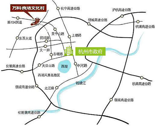 良渚文化村规划图