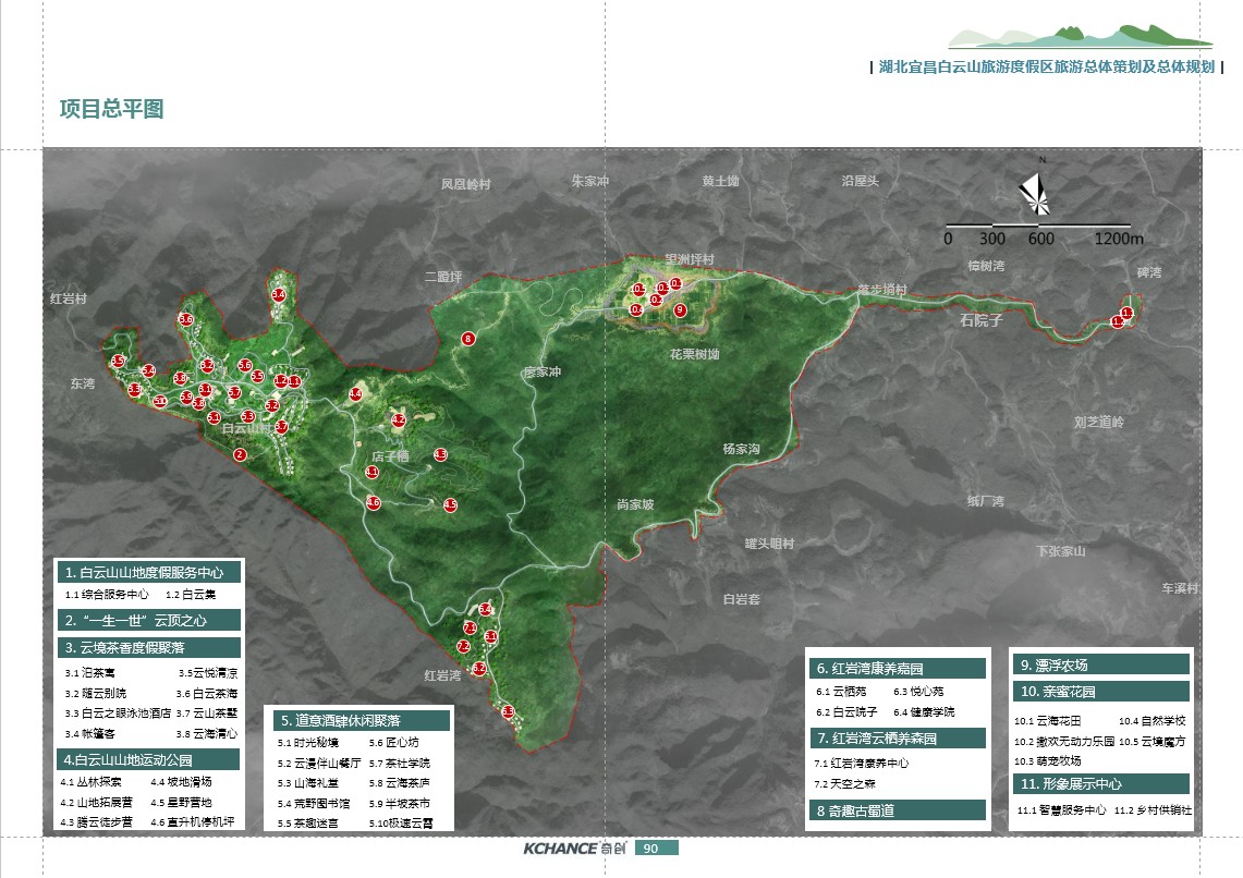 湖北宜昌白云山旅游度假区总体策划及总体规划
