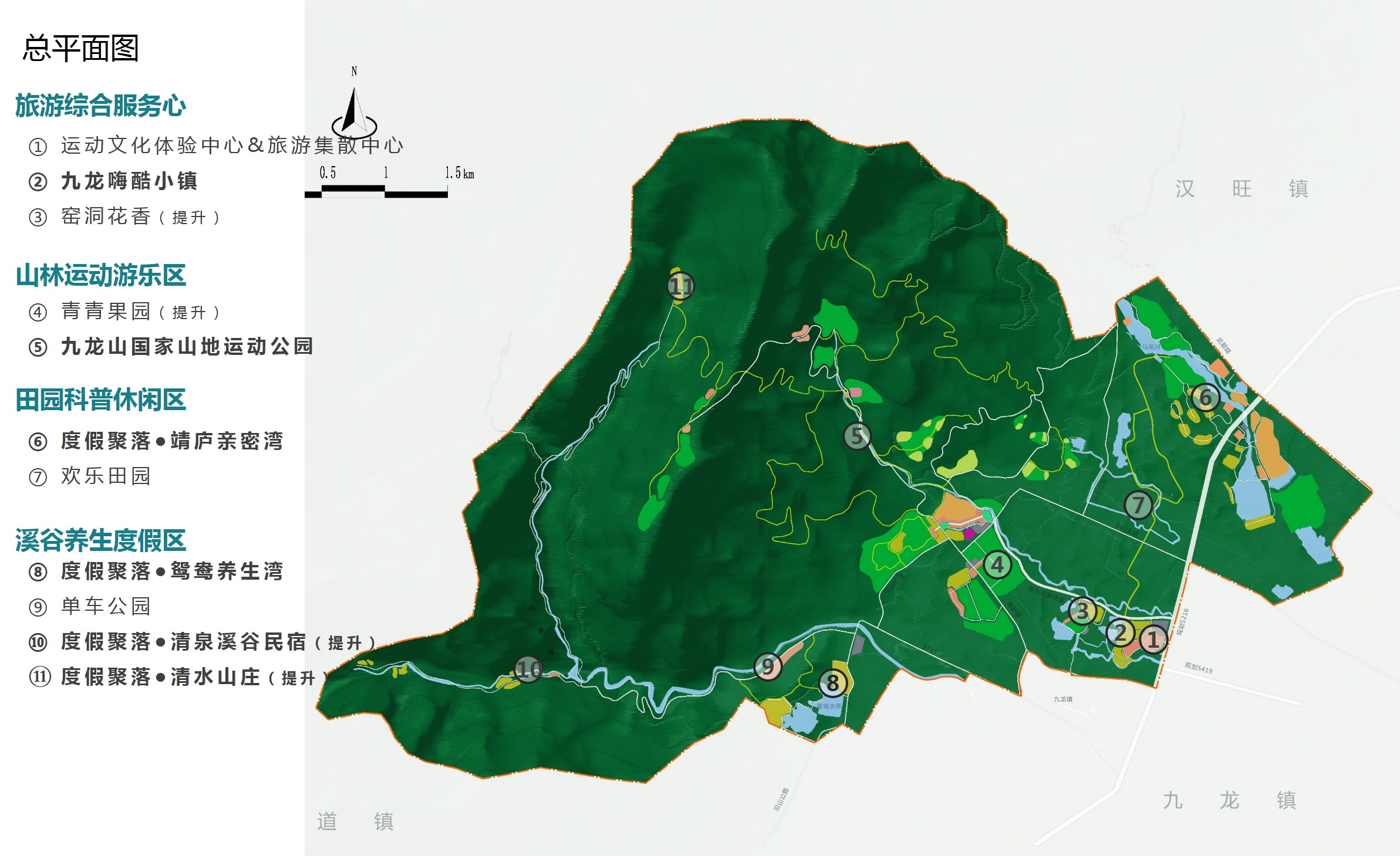 四川省绵竹市九龙山-麓棠山旅游度假区总体策划及概念性规划